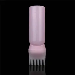 Empty bottle with brush for hair dye - container 120ml
