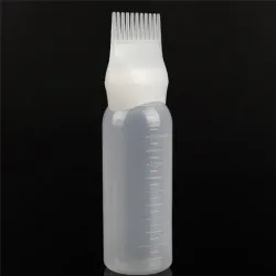 Tyhjä pullo, jossa on harja hiusten väri - säiliö 120 ml