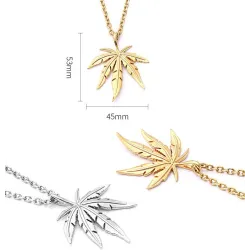 Hemp Leaf Blade ChainKettingen