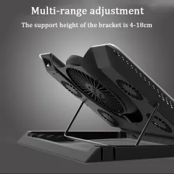 12-17 Zoll Kühlventilator für MacBook & Laptop - Stand - verstellbarer Halter