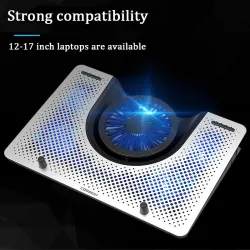 12-17 tums kylfläkt för MacBook & laptop - stand - justerbar innehavare