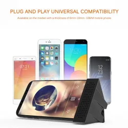 Mini phone holder with sound amplifierAccessories