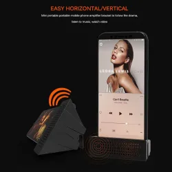 Mini uchwyt na telefon ze wzmacniaczem dźwiękuAkcesoria