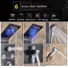 GrifosCaja de agua de 6 funciones - Panel de ducha LED con sistema de masaje