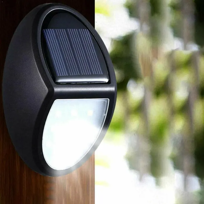 ApliquesO7K7 - 100mAh - 10 LED - lámpara solar alimentada - luz sensor de movimiento - impermeable