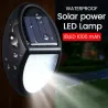 ApliquesO7K7 - 100mAh - 10 LED - lámpara solar alimentada - luz sensor de movimiento - impermeable