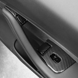 ABS ramka przełącznika podnośnika szyby - osłona - naklejka - Tesla model 3 2018-2019Styling parts