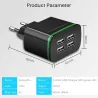 Universal USB Ladegerät - 2 Port / 4 Port - LED Licht - Multi Port