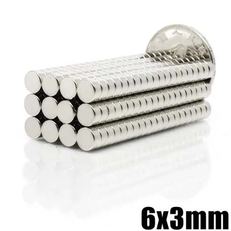 N35 Neodymmagnet - starke Scheibe - 6 mm * 3 mm