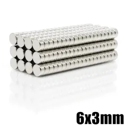 N35 Neodymmagnet - starke Scheibe - 6 mm * 3 mm