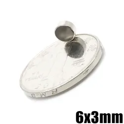 N35 Neodymmagnet - starke Scheibe - 6 mm * 3 mm