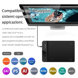XP-Pen - 8192 livello - 3 pollici - G430S - disegno e tablet grafico per OSU con stilo
