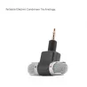 Microphone d'enregistrement stéréo portable - prise plaqué or - prise de 3,5 mm pour Smartphone