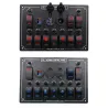 Rocker switch panel - 12V - 10 gäng - LED - cigarettändare - vattentät för bil - båt - lastbil