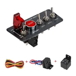 Electrónica & HerramientasPanel de interruptor de encendido para el coche de carreras - botón de arranque del motor - interru...