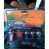 Ignition switch panel for racing car - engine start push button - toggle switch - 12V LED - QT313