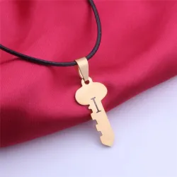 CollaresMe encanta Usted - llave & corazón - pareja collar 2 piezas