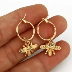 Piccole api - orecchini in oro