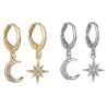 Crystal Moon EarringsOorbellen