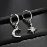 Crystal Moon EarringsOorbellen
