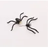 Earrings with black spider