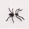 Earrings with black spider