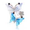 Crystal butterfly - luxury brooch