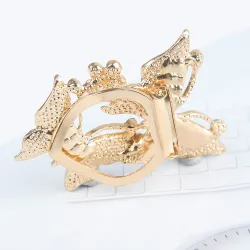 Double Butterflies & Fer - Krystal Brooch (käytetty)