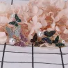 BrochesTriple mariposas  perla - broche de cristal de lujo