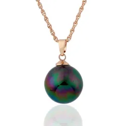 Collarcollares de perlas - 585 rosa oro