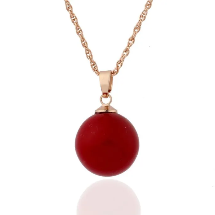 Collarcollares de perlas - 585 rosa oro