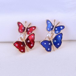 Spring Double Butterfly Brooches