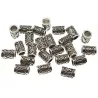 Viking Runes Metal Spacer Beads - 24pcs