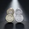 AretesPendiente redonda - oro / plata