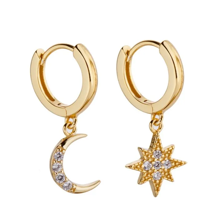 AretesPendientes Star Moon - Mujeres