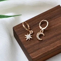 AretesPendientes Star Moon - Mujeres
