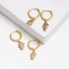 Boucles d'oreilles en forme de flèche