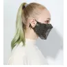 Masque en coton tendance avec paillettes - anti-pollution - respirant - protection