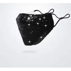 Fashionable bomull ansikte / munmask med prydnadsmedel - anti-pollution - andas - skydd