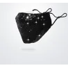 Fashionable bomull ansikte / munmask med prydnadsmedel - anti-pollution - andas - skydd