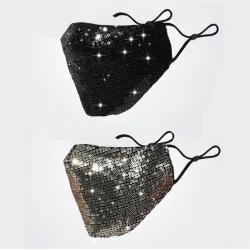 Fashionable bomull ansikte / munmask med prydnadsmedel - anti-pollution - andas - skydd