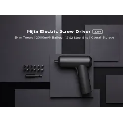 Xiaomi Mijia - 3.6V 2000mAh - bezprzewodowy - elektryczny śrubokręt z 12 sztukami wkrętów S2Śrubokręty