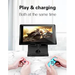 Nintendo SwitchSoporte de escritorio Nintendo Switch - ajustable - carga