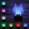 3D owl - LED night lamp - USB - touch control / remote controlLights & lighting