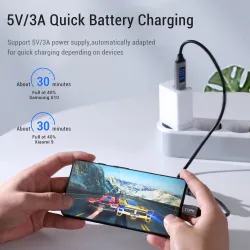 Fast charging cable - USB-C - Voltage / current display - data / syncCables