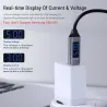 Snabbladdningskabel - USB-C - Spänning / aktuell display - data / synkronisering