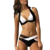 Svart och vit baddräkt - bikini set