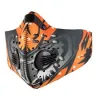 PM2.5 aktiverad kolfiltermunmask - dubbel luftventil - anti damm & förorening