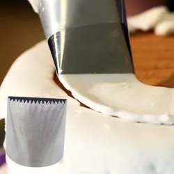 Extra large stainless steel icing nozzle - cream cake decoratingBakeware