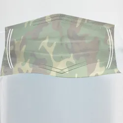 Mascarillas bucalesmáscara antibacteriana antibacteriana - máscara de la boca - 3 capas - camuflaje